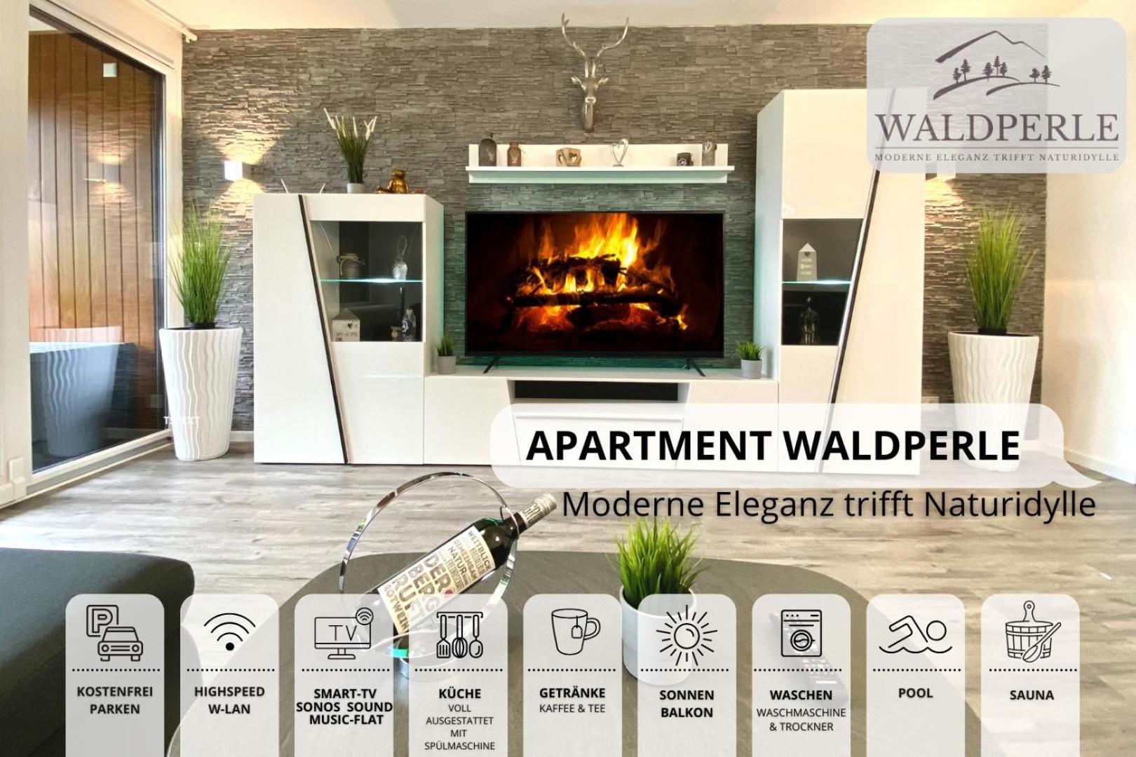 Exklusives 5-Sterne Apartment Waldperle Mit Indoor-Pool, Sauna, Top Lage Und Ausblick In Die Natur, Hunde Willkommen Schonach im Schwarzwald 외부 사진